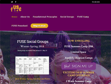 Tablet Screenshot of fuseprogram.com